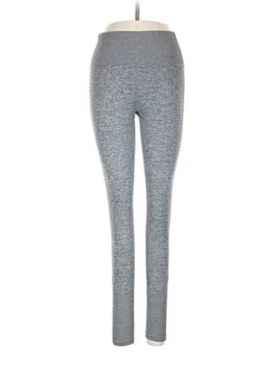 Pre-owned Zobha Yoga Pants In Gray