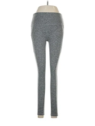 Pre-owned Zobha Yoga Pants In Gray