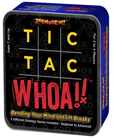 Zobmondo Kids' Tic Tac Whoa The 5-in-1 Tic Tac Toe Card Game In Multi