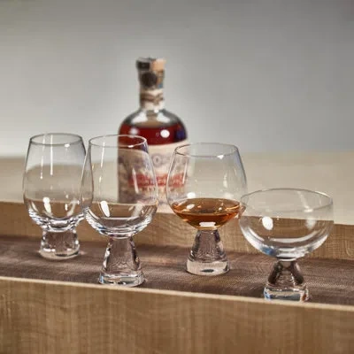 Zodax 6 Piece 12.85 Oz. Glassware Set In Clear