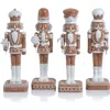 Zodax Adelard Set Of 4 Nutcracker Ornaments In Brown