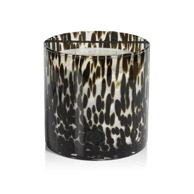 Zodax Ag Opal Glass 5-wick Candle Jar, Black Fig Vetiver