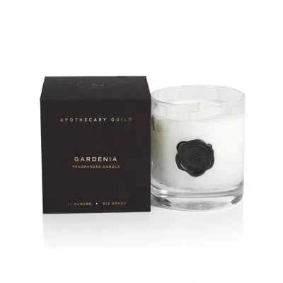 Zodax Ag Opal Glass Candle Jar In Gift Box, Gardenia In White
