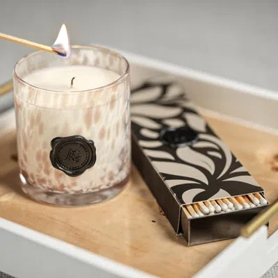 Zodax Ag Opal Glass Candle Jar In Gift Box, Rio De Janeiro In Brown