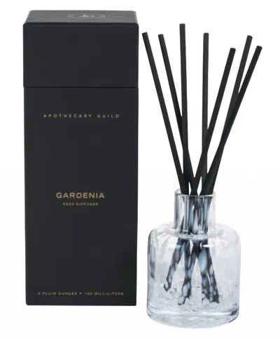 Zodax Apothecary Guild Opal Glass Reed Diffuser In Gardenia White
