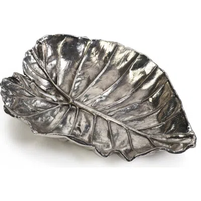 Zodax Aspen Quaking 6-piece Leaf Display Trays In Silver