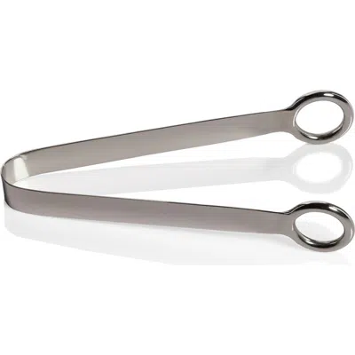 Zodax Avenir Polished Ice Tongs In Gray