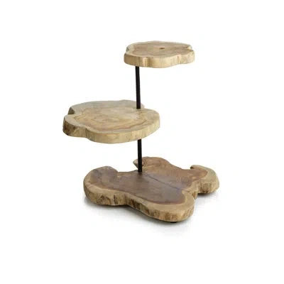 Zodax Banda Tiered Stand In Natural