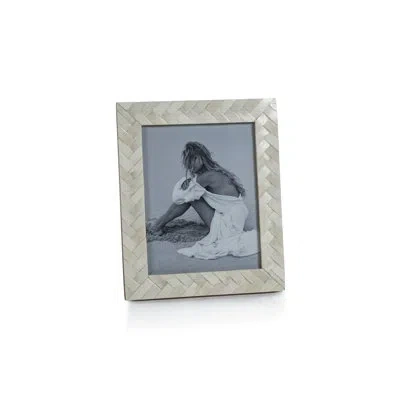 Zodax Bengkulu Bone Single Picture Frame In Ivory