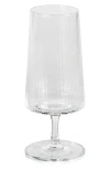 Zodax Benin Fluted Set Of 4 Cocktail Glasses In Transparent