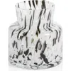 Zodax Bickley Confetti Glass Vase In White