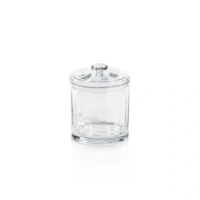 Zodax Blendon Optic Glass Bonbonniere In Clear