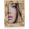 Zodax Bogor Burlwood Veneer Photo Frame In Brown
