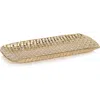 Zodax Braided Rectangular Serving Tray In Brown