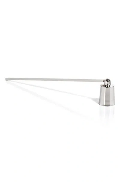 Zodax Brass Candle Snuffer In Silver