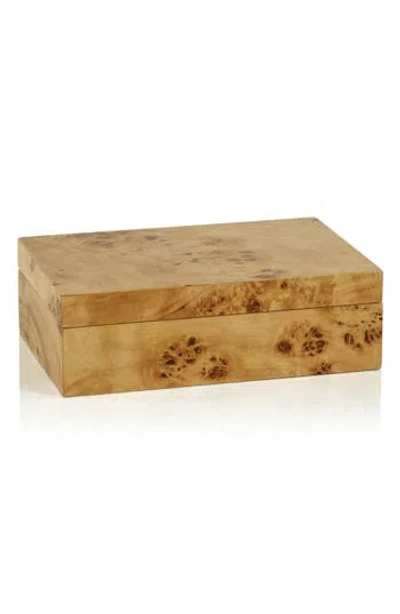Zodax Bubbo Burl Decorative Box In Brown