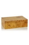 Zodax Bubbo Burl Decorative Box In Brown