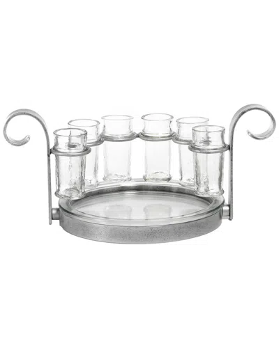 Zodax Cabo 6-shot Glasses Tequila Serving Set In Transparent