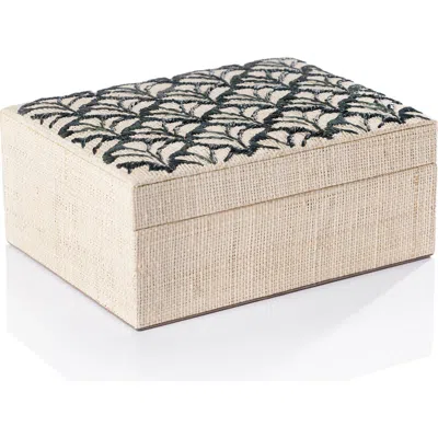 Zodax Canaria Petals Decorative Box In White