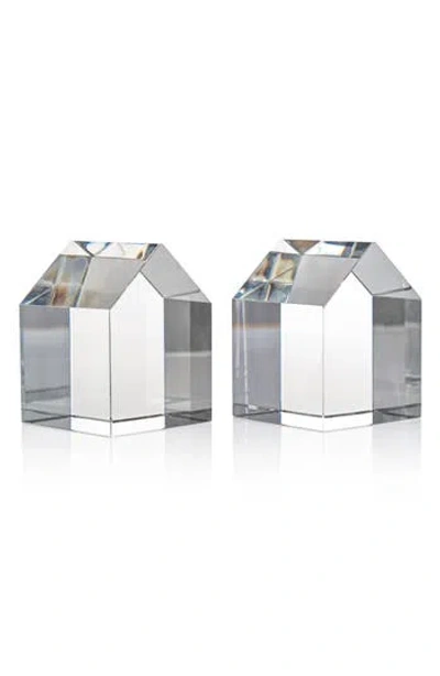 Zodax Carmac Set Of 2 Glasses Houses In Transparent