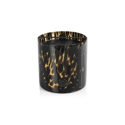Zodax Cedar Leaf & Hinoki Cypress Scented Jar Candle In Black;amber