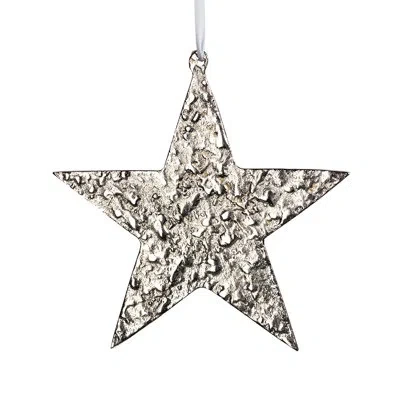 Zodax Christmas Star Shaped Ornament In Silver