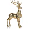 Zodax Clara Golden Deer Figurine In Gold