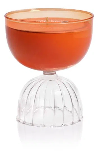Zodax Cocktail Candle In Amber-orange