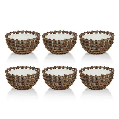 Zodax Condiment Server In Brown;white