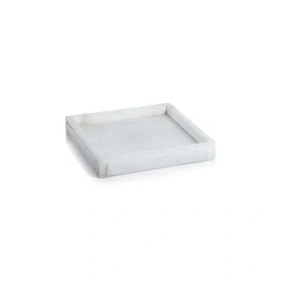 Zodax Cremona Alabaster Tray In White