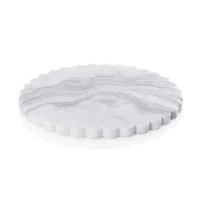 Zodax Daisy 14" Marble All Purpose Board