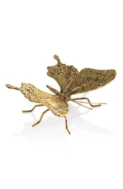Zodax Decorative Antique Butterfly In Gold