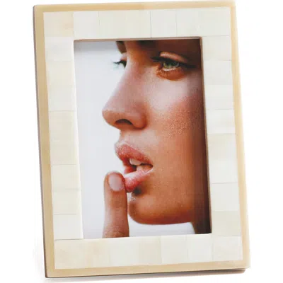 Zodax Dune 5.5" X 7.5" Photo Frame In White