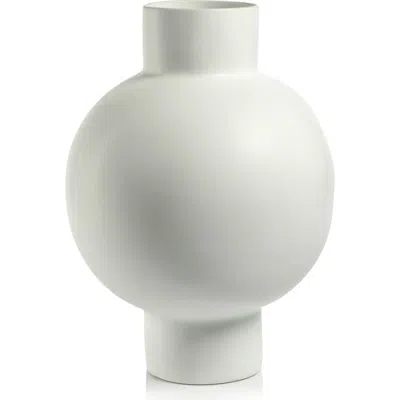 Zodax Falun Stoneware Vase In White