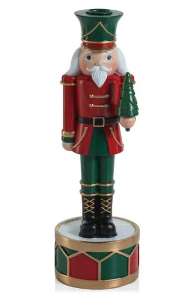 Zodax Feya Nutcracker Candleholder In Green