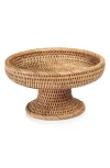Zodax Heritag Rattan Weave Bowl In Brown