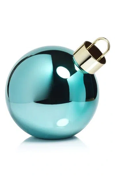Zodax Led Lighted Oversized Tabletop Glass Ball Ornament In Blue