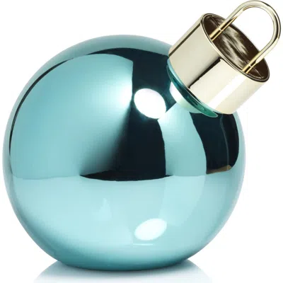 Zodax Led Lighted Oversized Tabletop Glass Ball Ornament In Blue