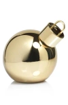 Zodax Led Lighted Oversized Tabletop Glass Ball Ornament In Gold