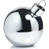 Zodax Led Lighted Oversized Tabletop Glass Ball Ornament In Silver