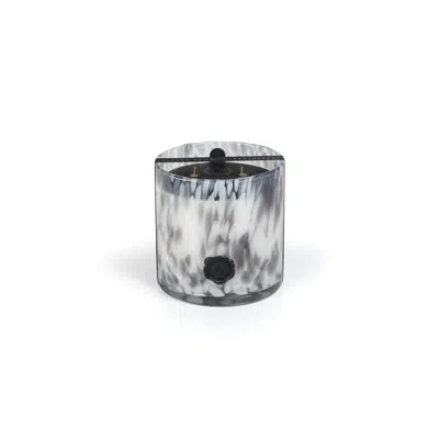 Zodax Lemon Peel, Lavender & Tarragon Scented Jar Candle In Gray