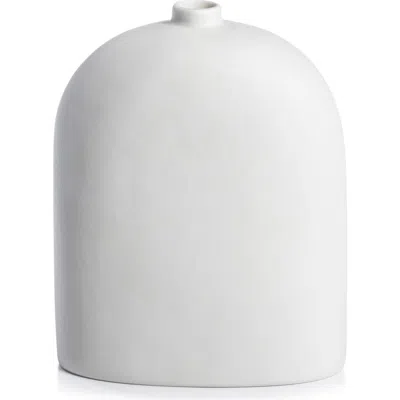 Zodax Lucca Arched Porcelain Vase In White