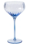 Zodax Malden Optic Set Of 4 Cocktail Glasses In Blue