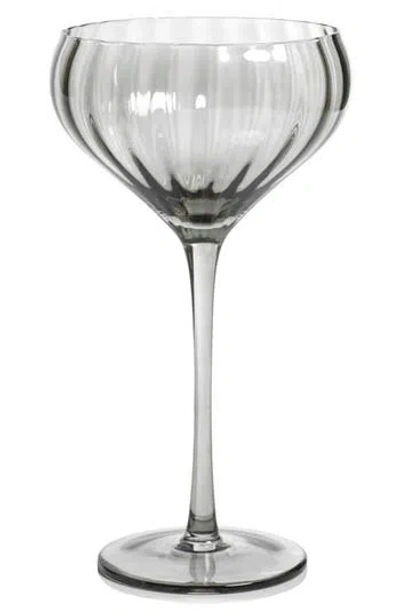 ZODAX ZODAX MALDEN OPTIC SET OF 4 COCKTAIL GLASSES