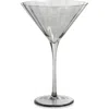 Zodax Malden Optic Set Of 4 Martini Glasses In Gray