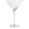 Zodax Malden Optic Set Of 4 Martini Glasses In Transparent