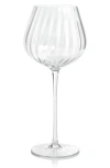 Zodax Malden Optic Set Of 4 Red Wine Glasses In Transparent