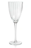 Zodax Malden Set Of 4 White Wine Glasses In Transparent