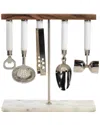 Zodax Marbella 5pc Bar Tool Set In Multi