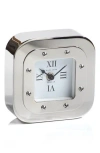 Zodax Mark Lane Table Clock In Silver